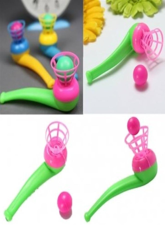 Royals Return Gift Floating Ball Toy Air Suspension Blowing Ball Party Game Blow Pipe for Kids Baby Toddler (Random Color) (Pack of 3) - Image 4